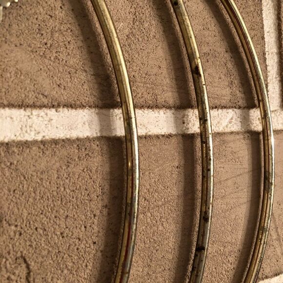 Vintage Pumpkin Wall Hanging Candlestick Holders in Gold Lot of 2 - Picture 5 of 15